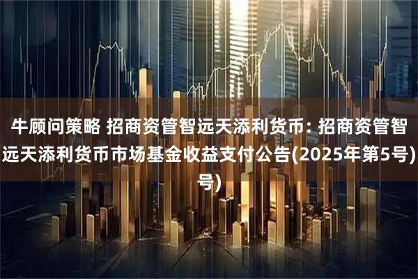 牛顾问策略 招商资管智远天添利货币: 招商资管智远天添利货币市场基金收益支付公告(2025年第5号)